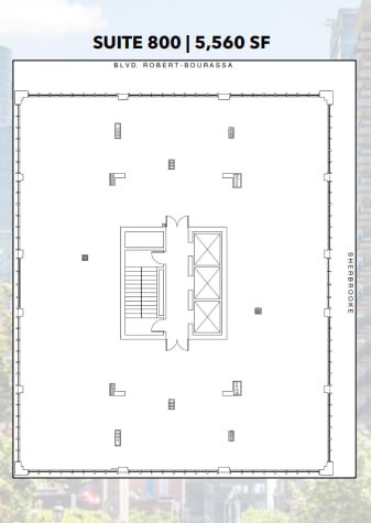 666 Rue Sherbrooke O, Montréal, QC for lease Floor Plan- Image 1 of 1