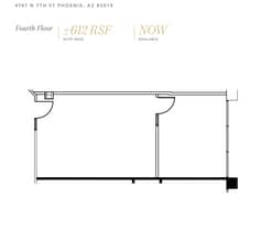 4745 N 7th St, Phoenix, AZ à louer Plan d’étage- Image 1 de 1