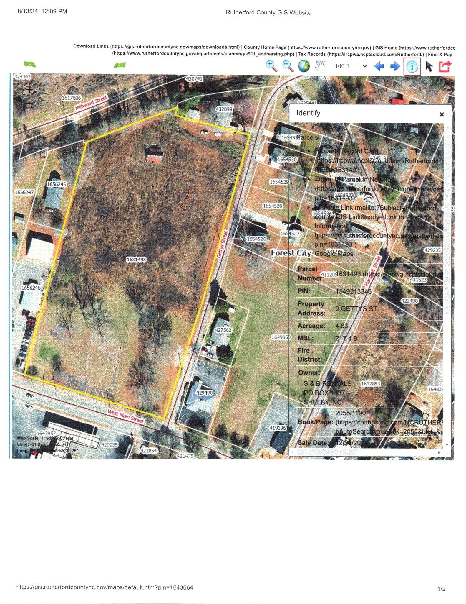 0 Gettys St, Forest City, NC à vendre Photo du bâtiment- Image 1 de 19