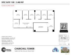 12400 Coit Rd, Dallas, TX for lease Floor Plan- Image 1 of 4