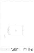 7001 N 10th St, McAllen, TX à louer Plan d’étage- Image 1 de 1