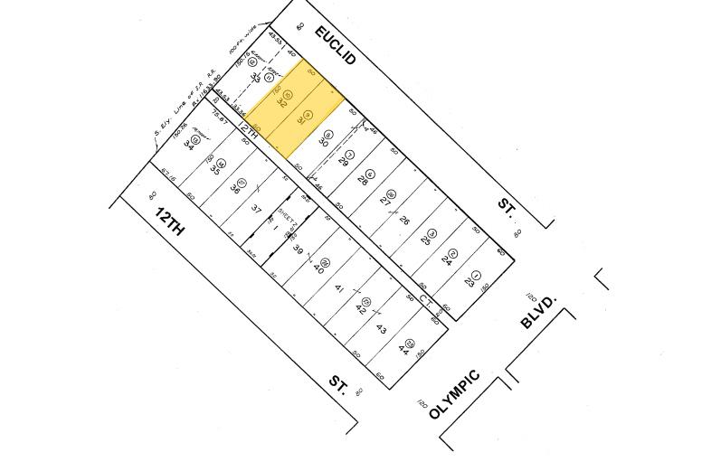 1630 Euclid St, Santa Monica, CA à vendre - Plan cadastral - Image 2 de 16