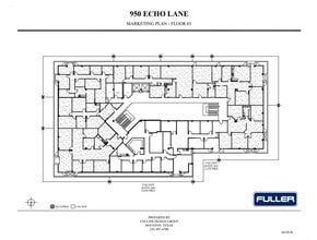 950 Echo Ln, Houston, TX à louer Plan d’étage- Image 1 de 1