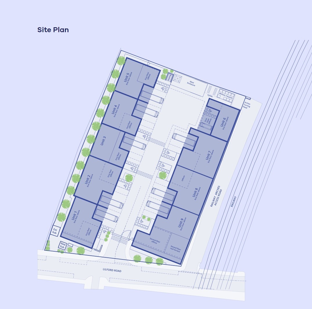 Lilford Rd, London for lease Site Plan- Image 1 of 1