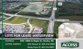 Plus de détails pour 180th & Maple, Elkhorn, NE - Terrain à louer