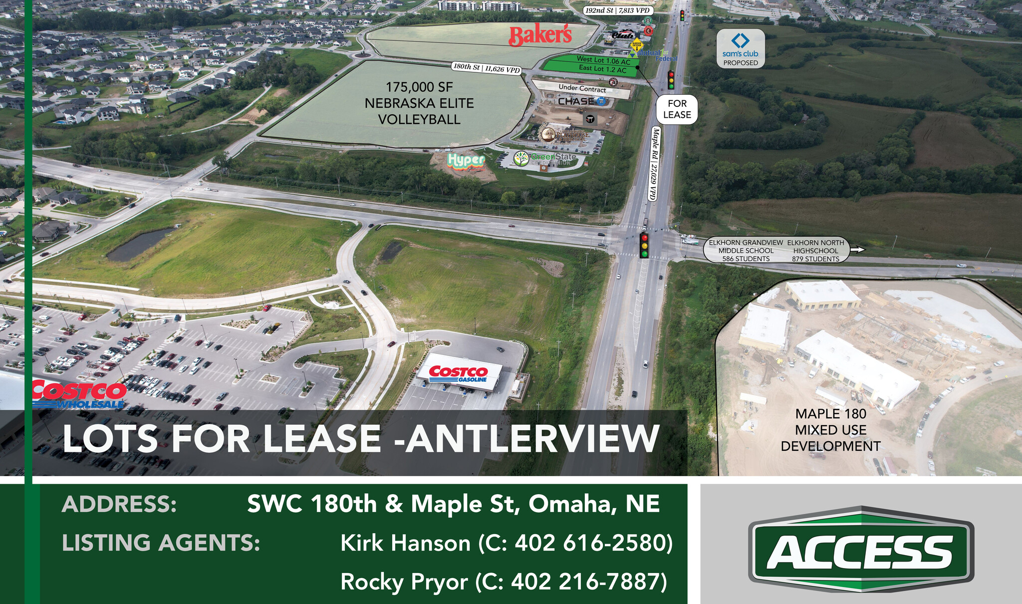 180th & Maple, Elkhorn, NE for lease Primary Photo- Image 1 of 7