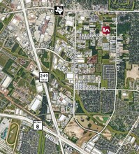 6344 Theall rd, Houston, TX - AERIAL  map view