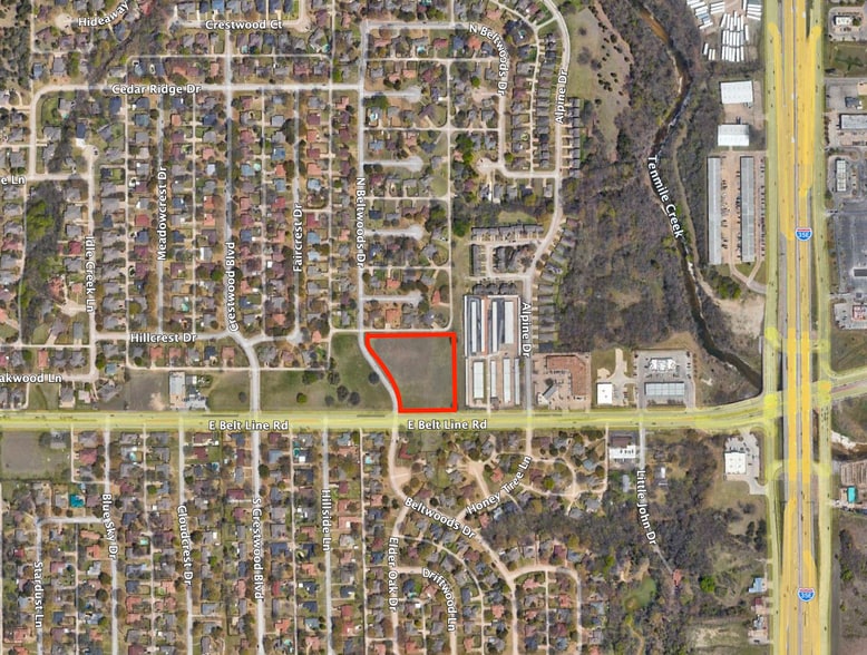 1101 E Belt Line Rd, DeSoto, TX for sale - Aerial - Image 2 of 3