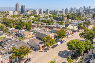 3155-3159 Kingsway, Vancouver, BC - AERIAL map view