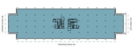 950 L'Enfant Plz SW, Washington, DC à louer Plan d’étage- Image 1 de 1