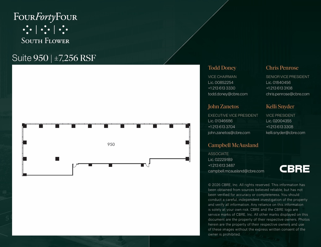 444 S Flower St, Los Angeles, CA for lease Floor Plan- Image 1 of 1