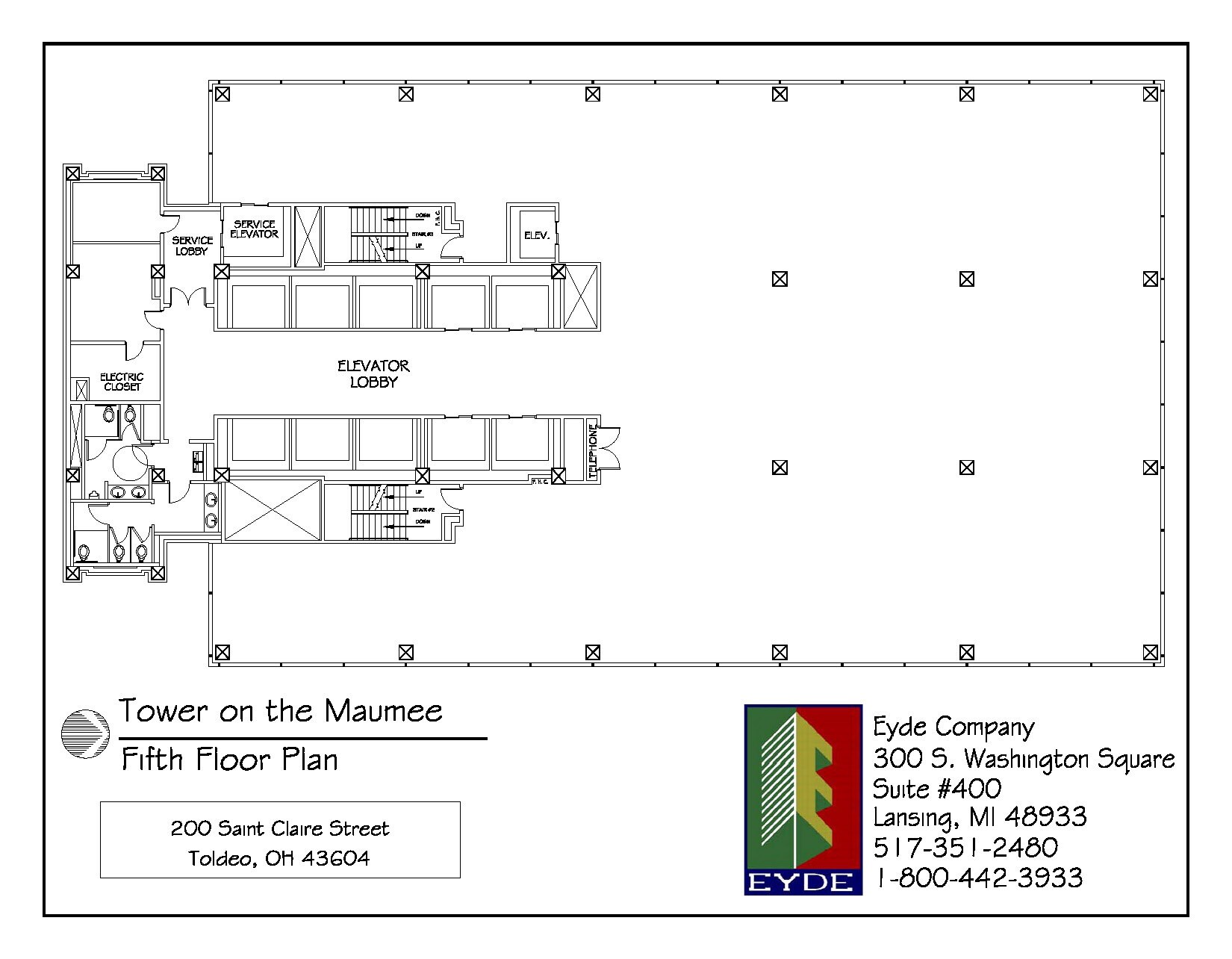 200 N Saint Clair St, Toledo, OH for lease Floor Plan- Image 1 of 1