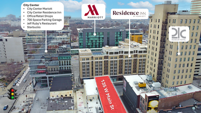 135 W Main St, Lexington, KY - Aerial  map view - Image1