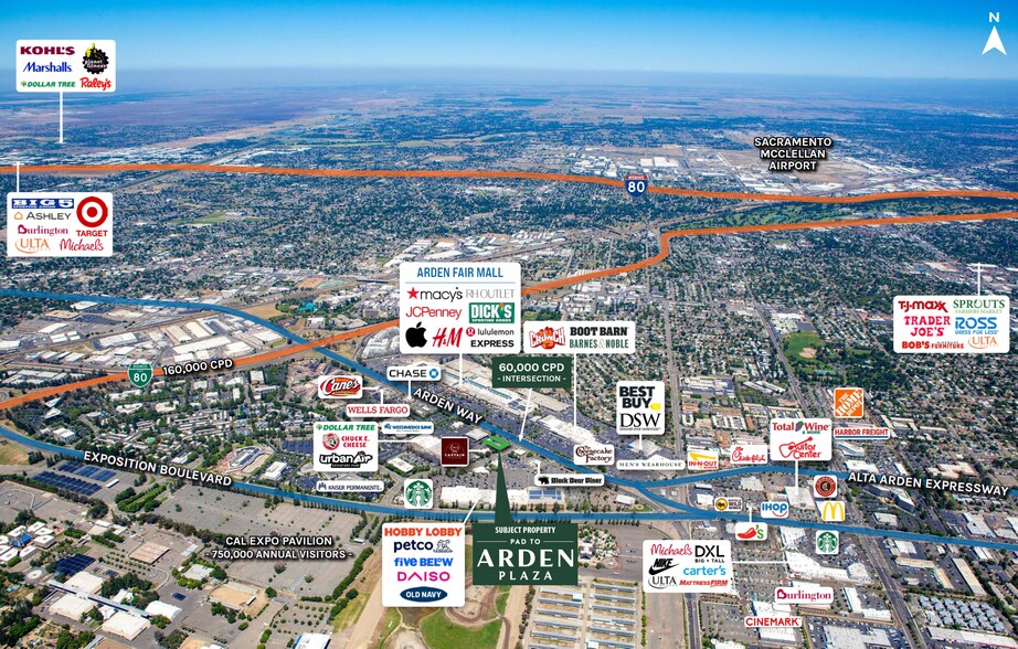 1740 Arden Way, Sacramento, CA à vendre - Photo du bâtiment - Image 3 de 4