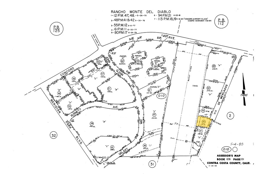 2245 Via De Mercados, Concord, CA for lease - Plat Map - Image 3 of 3