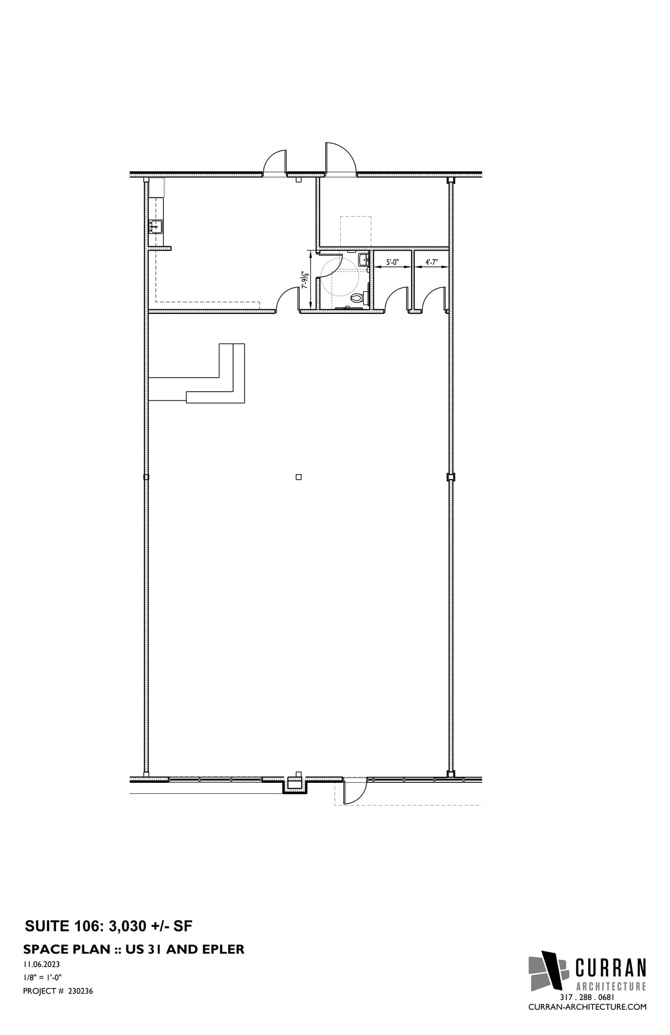 5540 S East St, Indianapolis, IN à louer Plan de site- Image 1 de 4