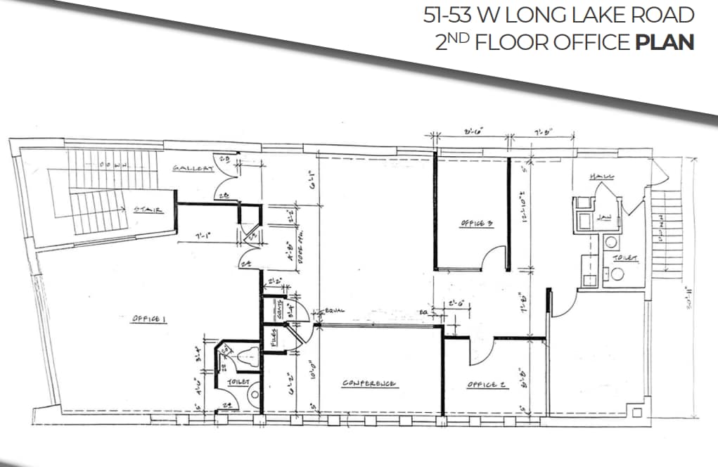 51-53 W Long Lake Rd, Bloomfield Hills, MI for sale Floor Plan- Image 1 of 1