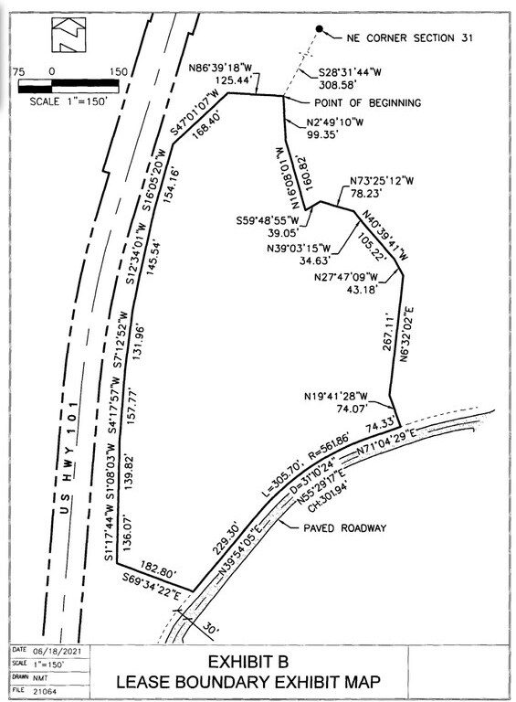 110 84th St, Newport, OR à louer Plan de site- Image 1 de 2