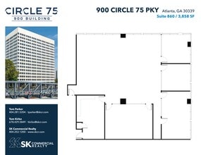 900 Circle 75 Pky SE, Atlanta, GA à louer Plan d’étage- Image 1 de 1