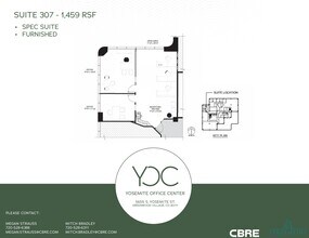 5655 S Yosemite St, Greenwood Village, CO à louer Plan d’étage- Image 1 de 1