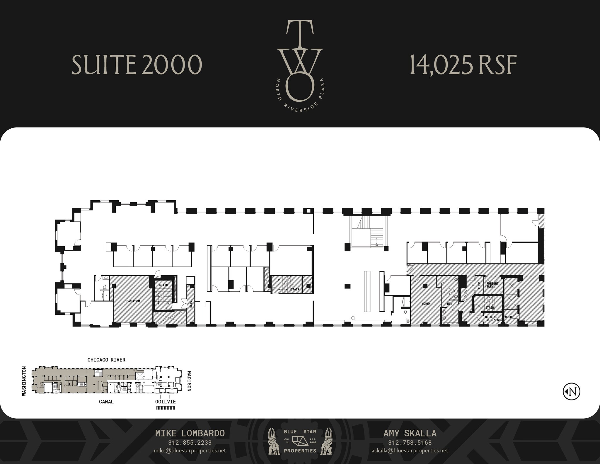 2 N Riverside Plz, Chicago, IL for lease Floor Plan- Image 1 of 1