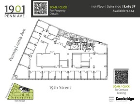 1901 Pennsylvania Ave NW, Washington, DC for lease Floor Plan- Image 1 of 1