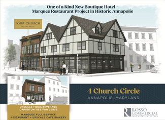 Plus de détails pour 4 Church Cir, Annapolis, MD - Vente au détail à louer