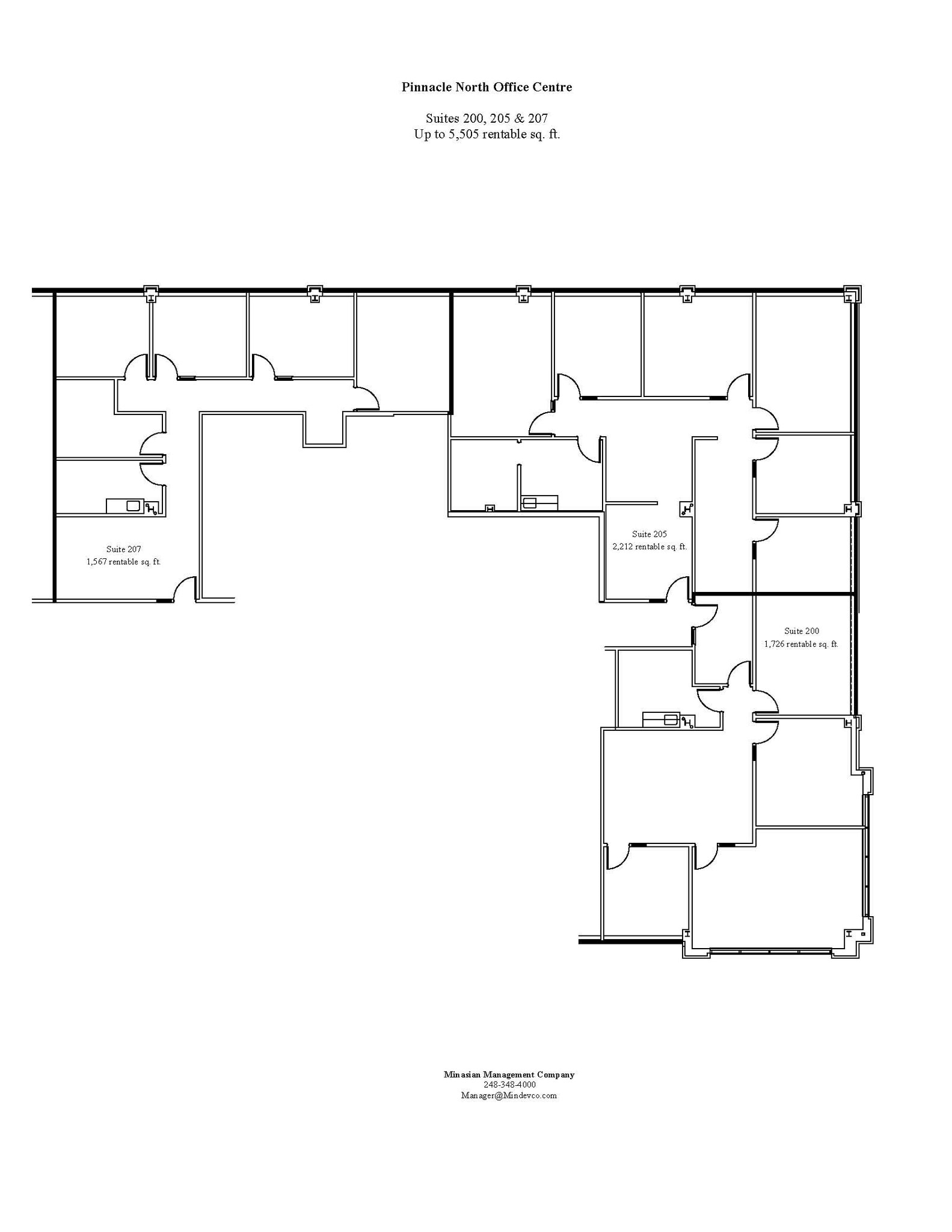 41850 W 11 Mile Rd, Novi, MI for lease Floor Plan- Image 1 of 1