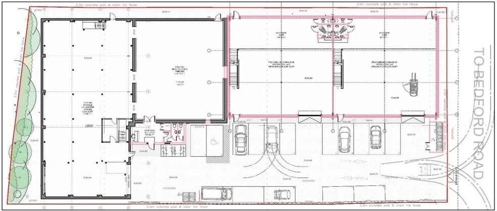 5-5.2 Bedford Rd, Petersfield for sale - Site Plan - Image 2 of 2