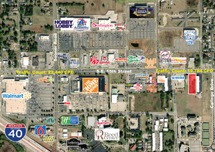 6208 SE 15th St, Midwest City, OK - Aérien  Vue de la carte