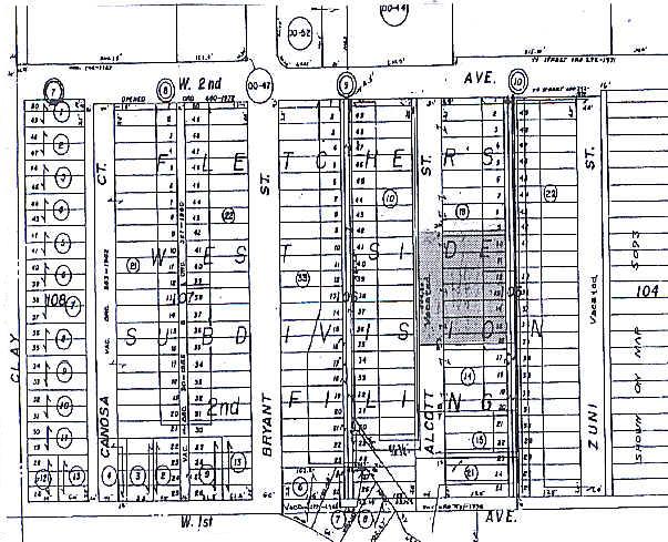 2496 W 2nd Ave, Denver, CO à louer - Plan cadastral - Image 2 de 20