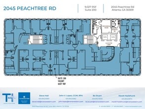 2045 Peachtree Rd NE, Atlanta, GA à louer Plan de site- Image 1 de 1
