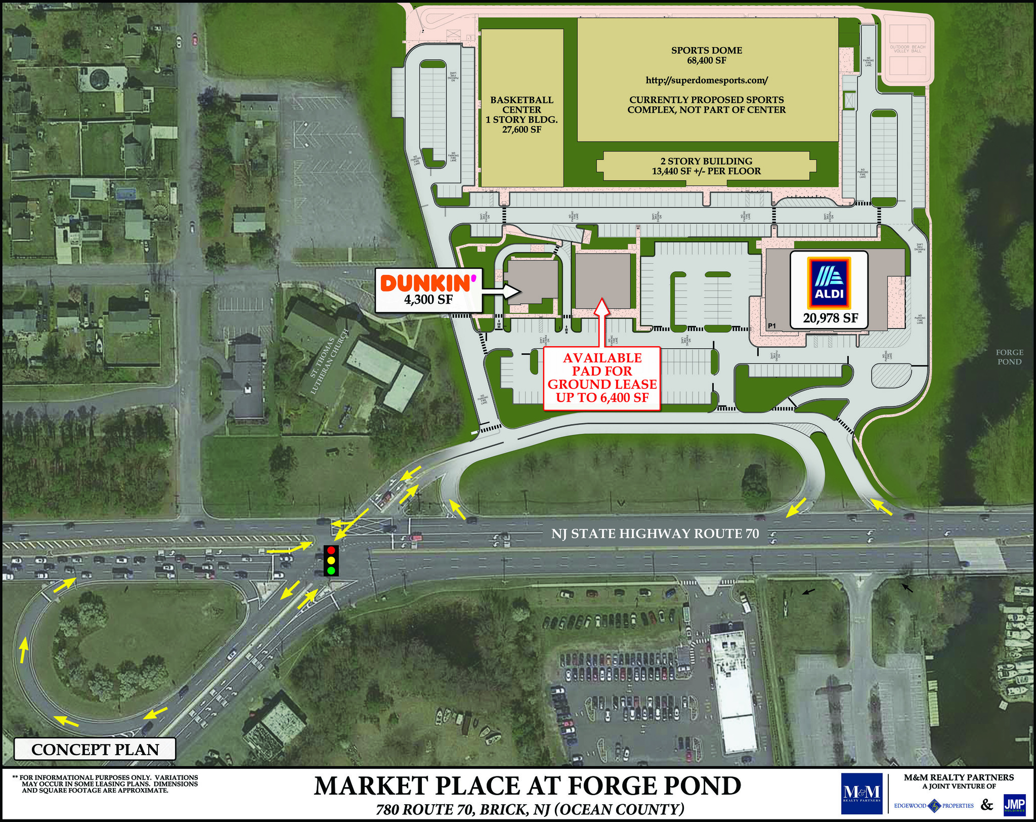 778 Route 70, Brick, NJ à louer Plan de site- Image 1 de 1