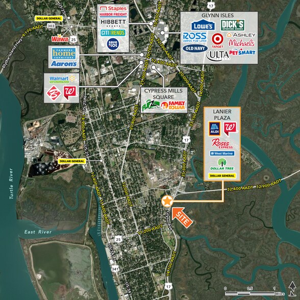 1919-1945 Glynn Ave, Brunswick, GA à louer - Photo du bâtiment - Image 2 de 2