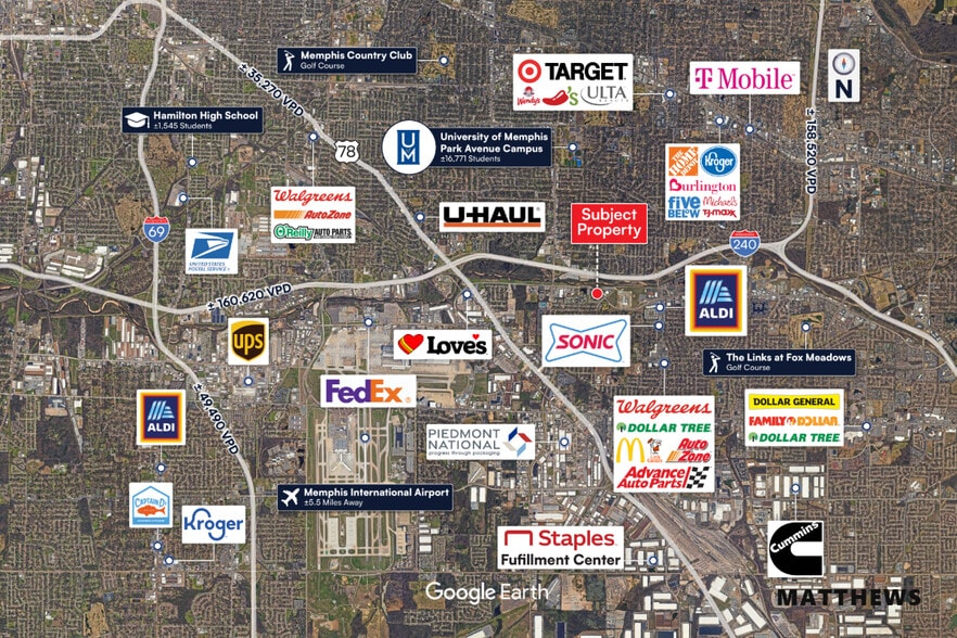 4279-4293 American Way, Memphis, TN à vendre - Photo du bâtiment - Image 3 de 3