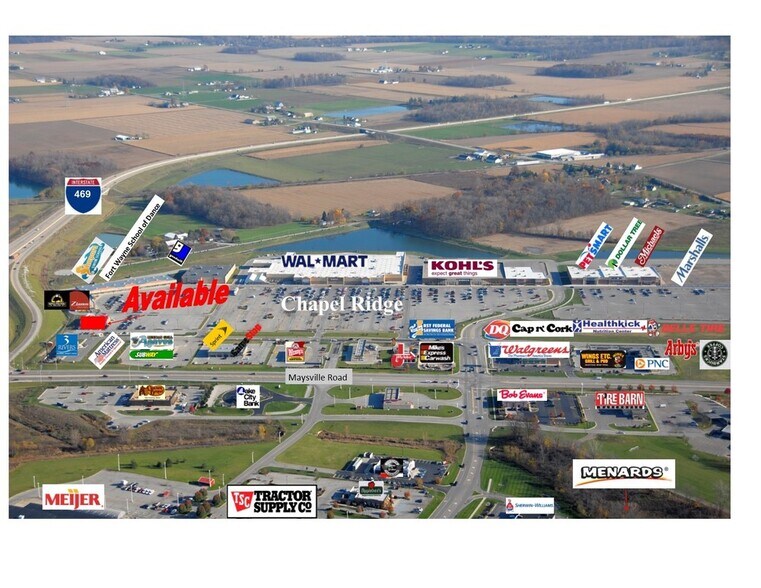 10510 Maysville Rd, Fort Wayne, IN à vendre - Aérien - Image 2 de 3