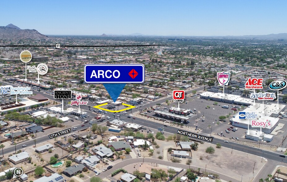 1201 E Northern Ave, Phoenix, AZ à vendre - Photo du bâtiment - Image 2 de 4