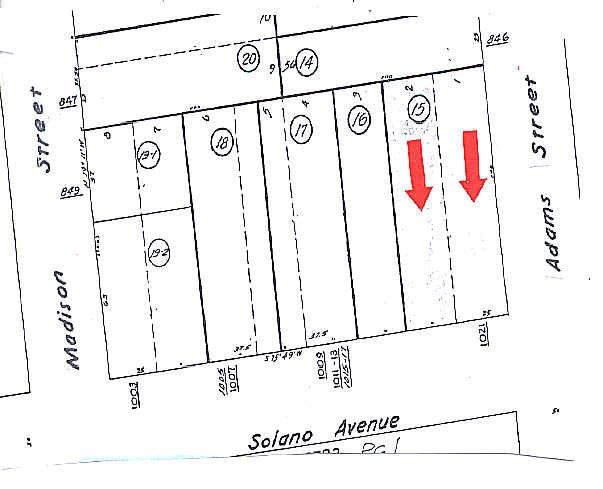 1019-1021 Solano Ave, Albany, CA for sale - Plat Map - Image 2 of 16