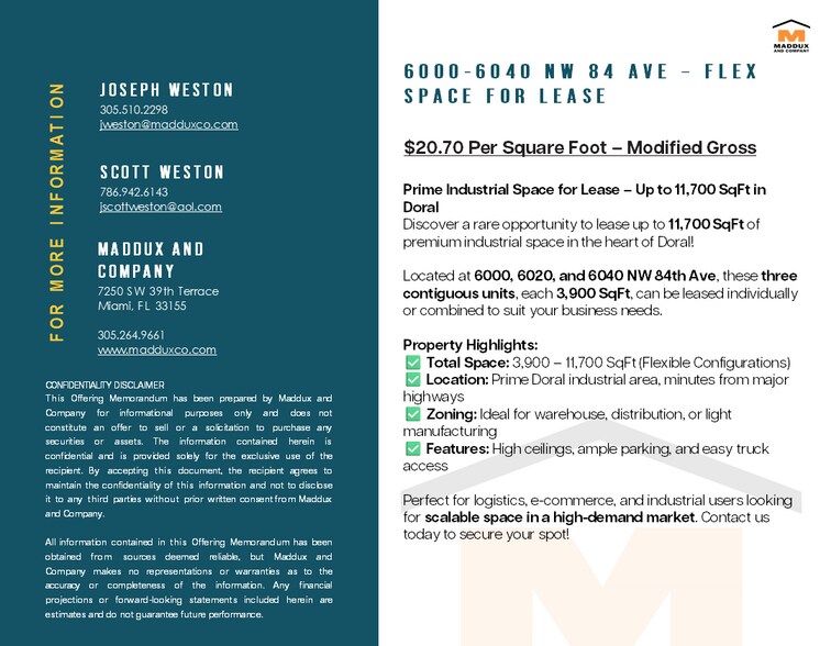 6000-6090 NW 84th Ave, Miami, FL à louer - Photo du bâtiment - Image 2 de 6