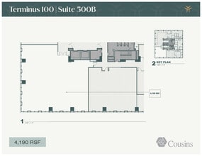 3280 Peachtree Rd, Atlanta, GA à louer Plan d’étage- Image 1 de 1