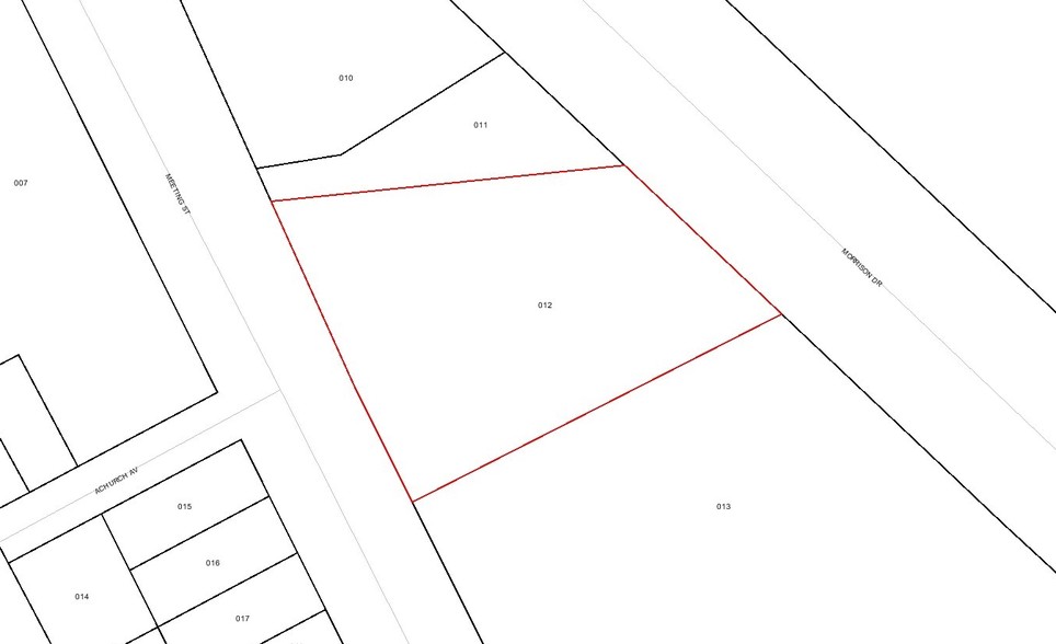 804 Meeting St, Charleston, SC à louer - Plan cadastral - Image 3 de 10