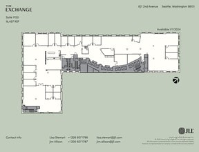 821 2nd Ave, Seattle, WA for lease Floor Plan- Image 1 of 1