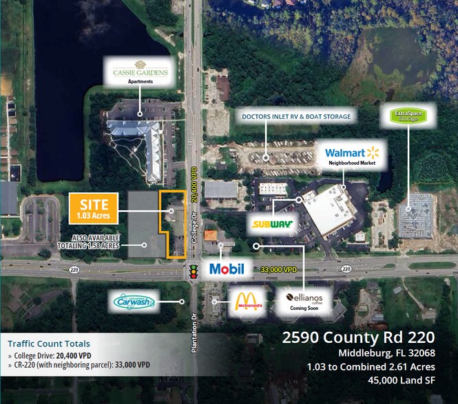 2590 County Road 220, Middleburg, FL à vendre - Aérien - Image 1 de 1