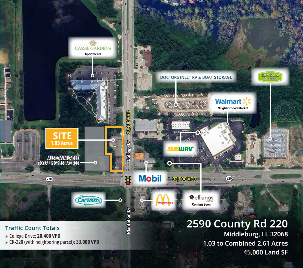 2590 County Road 220, Middleburg, FL à vendre Aérien- Image 1 de 2