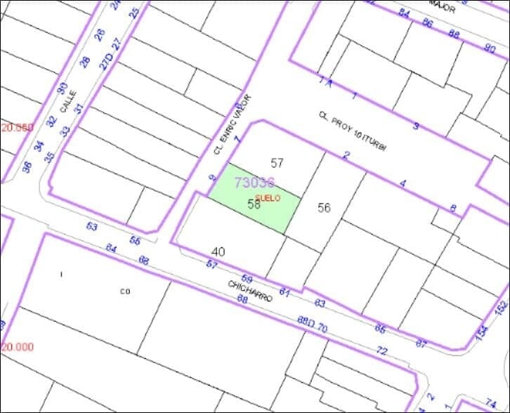 Carrer d'Enric Valor, Alquerías del Niño Perdido, Castellón for sale - Plat Map - Image 2 of 2