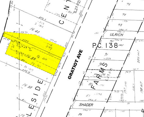 37561-37661 S Gratiot Ave, Clinton Township, MI à vendre - Plan cadastral - Image 3 de 9