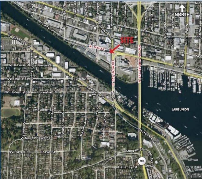 601 N 34th St, Seattle, WA for lease - Aerial - Image 2 of 5