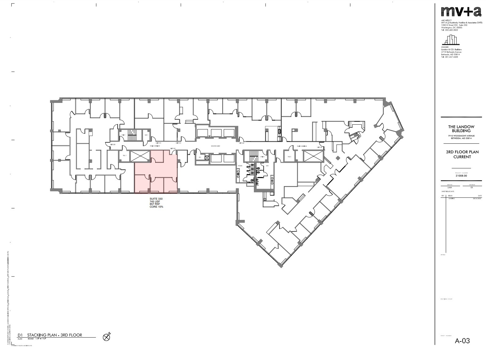 7910 Woodmont Ave, Bethesda, MD for lease Floor Plan- Image 1 of 1