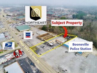 Plus de détails pour 504 N 2nd St, Booneville, MS - Commerce de détail à vendre