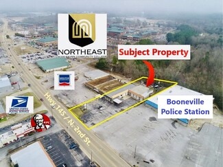 Plus de détails pour 504 N 2nd St, Booneville, MS - Commerce de détail à vendre